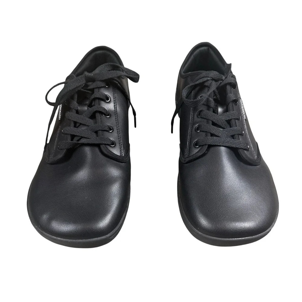HOBIBEAR Barefoot Shoes Mens 45 11 Black Minimalist Wide Toe Box Lace Up